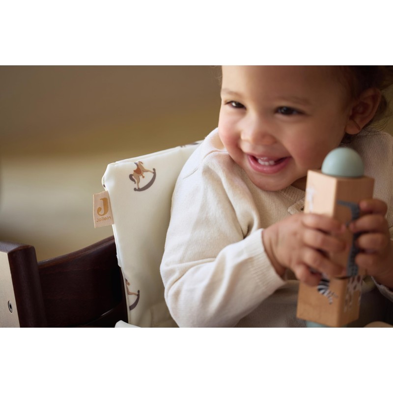 Jollein Jungle Jambo 105-001-67103 Wooden Spinning Puzzle