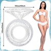 Bride Diamond Ring Pool Float Bachelorette Party Decoration Inflatable Engagement