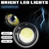 CHUSYYRAY 4pcs White LED Grille Lighting Kit Universal Fit Truck