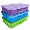 4 Qt (3.8L) Sensory Bin With Lid - 3 Pack,