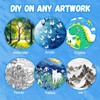 YOTEBLE Watercolor Masking Fluid, Water Based Latex and Easy Peel-Off,