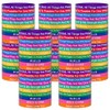 100-Pack Inspirational Bible Verse Bracelets – Christian Wristbands for Bulk