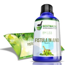 Fistula in Ano BM133 Pellets - Natural Remedy Discharge in Anus - Helps Normalize Bowel Movements & Relieve Throbbing Pains Drink with Water