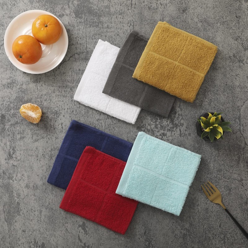 Glynniss - Paños de cocina altamente absorbentes, 100% algodón, paños