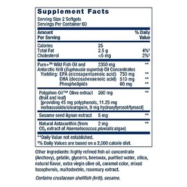 Life Extension Super Omega-3 Plus: Aceite de Pescado, Krill, Sésamo, Oliva y Astaxantina, 120 cápsulas