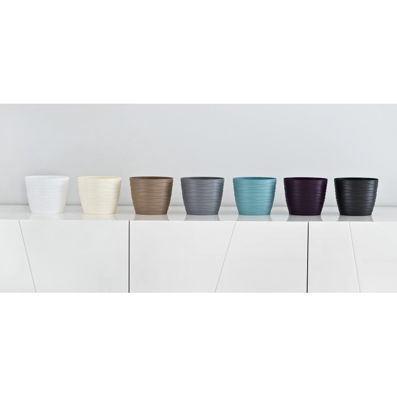 Tymar Flower Pot, 2 Pack Round Shape Planter, Indoor Planter,