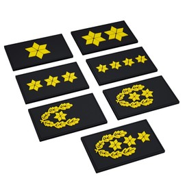 Patch Force - Rank Badge Police Council (PR) Higher Service (HD) - As Badge for Police Uniform, Protective Vest, Utility Bag, Jacket or Backpack - Rubber Velcro Patch