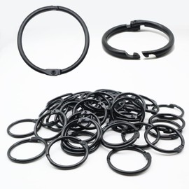 2 inch Loose Leaf Binder Rings, Metal Flash Card Rings, Use for Book Rings, Paper Rings, Binding Rings, Ring Binder Clips