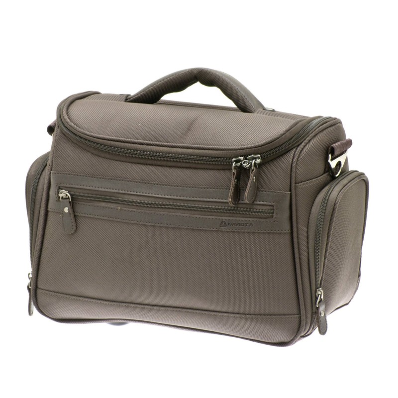 Toiletry Bag Cosmetic Case Vanity Case Beauty Case Brown Bowatex,