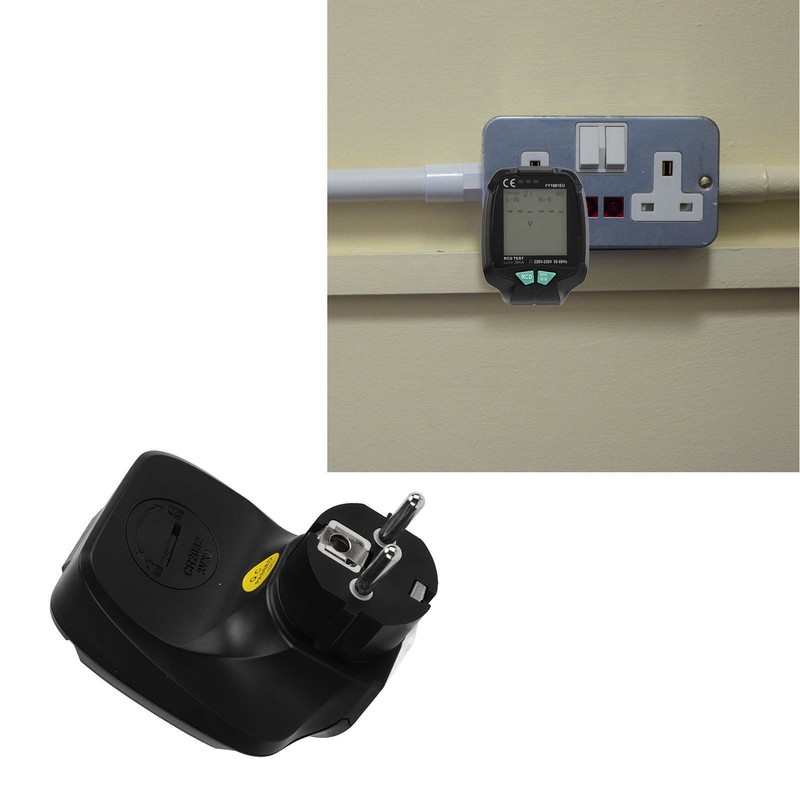 FY1811EU Socket Tester Outlet Receptacle Tester Electric Circuit Polarity Voltage