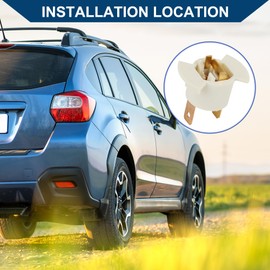 Hihaha Headlight Socket for Honda CR-V 2005-2006 / H1 Headlight Bulb Socket Holder Connector Car/Plastic Metal / 1 Pcs Beige Gold Tone