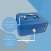 Cathedral Products Key Lockable Cash Box with Lift Out 6