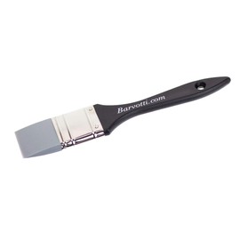 Barvotti Silicone Color Shaper Brush (Mottler) - a Flat Sharp-Edged Flexible Tool to Apply, Move and Remove Acrylic Paints and Water Based Medium with Precision - A Studio Essential 1.5 Inch Wide