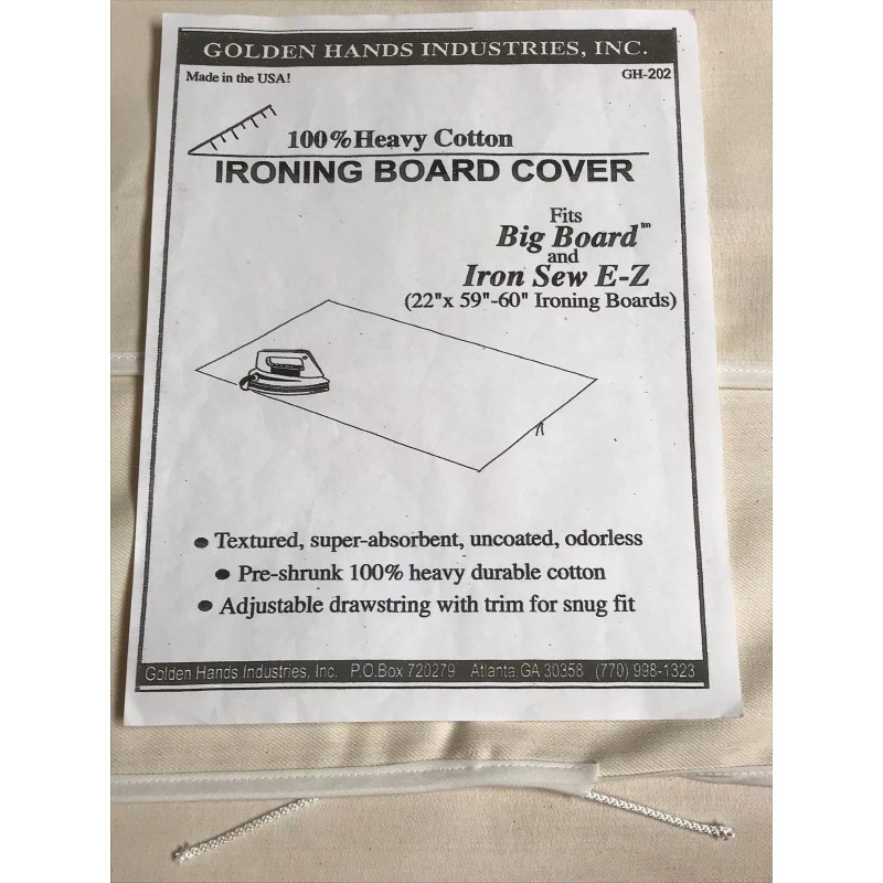 Golden Hands Industries IRONING BOARD COVER TO FIT A BIG