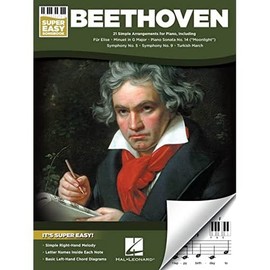 Beethoven - Super Easy Songbook 21 Simple Arrangements for Piano