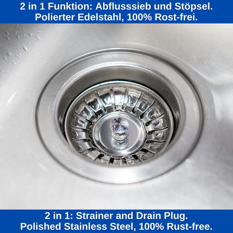 Sink Strainer Basket, Diameter 79 mm, Compatible with Blanco 119146,