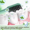 HOFASON Disposable Toothbrushes with Toothpaste 200 Pack, Travel Bulk Toothpaste