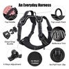 PoyPet No Pull Dog Harness, Reflective Vest Harness with 2