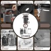 LRYYBTI 38oz Airtight Coffee Canister,Stainless Steel Coffee Bean Storage Container