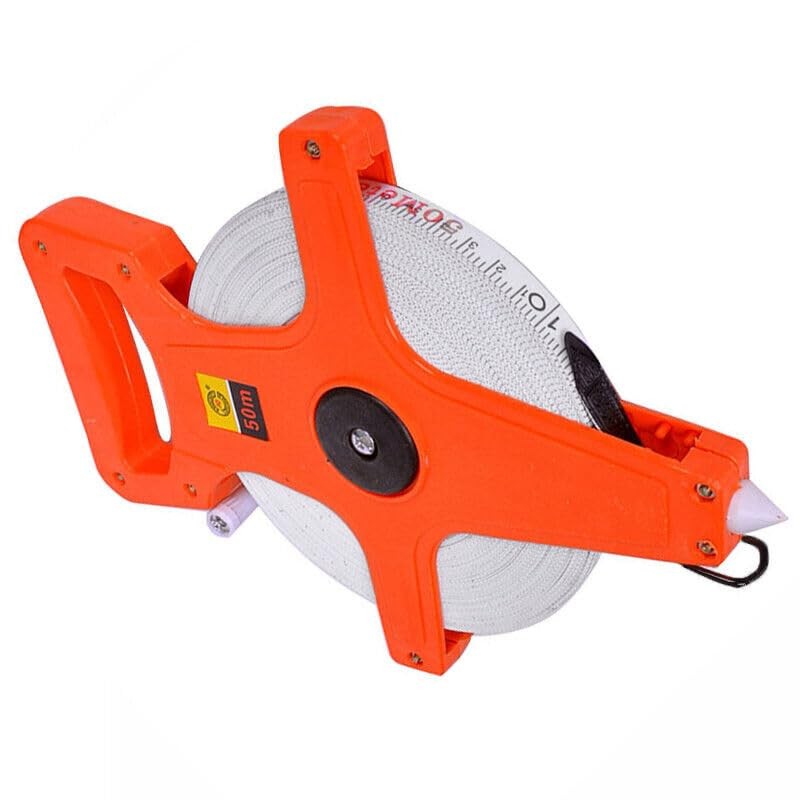 Tape Measure 30M 50M 100M Fiberglass Open Reel Measuring Metric