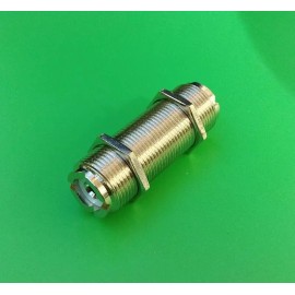 DLS (1 PC) UHF Chassis Mount Double Female Bulkhead - USA Seller