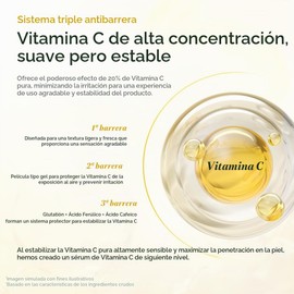 Vitamin C 20 Serum – Para atenuar manchas y tono radiante, 10 ml