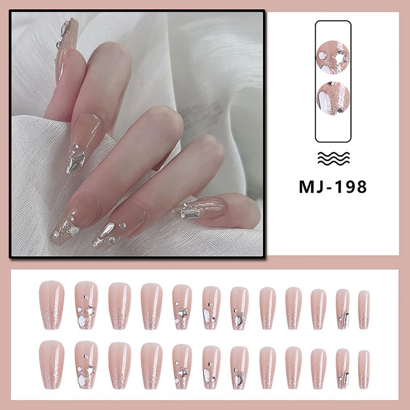 Domiya Nail Tip, Ballet, Short Nail Tip, Very Short, Popular,