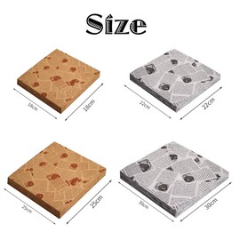 AIMALL 500PCS Food Wrapping Paper Oilpaper Greaseproof Baking Sandwich Packing Papers -Premium Kraft Food Wrapping Papers