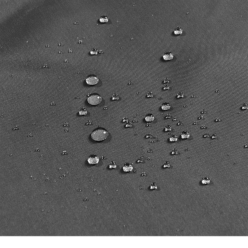 Waterproof Fabric Shower Curtain Thick Bathroom Curtain (Grey, 180x180cm)