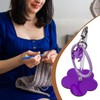 Portable Yarn Holder for Crocheting, Flower Fruit Travel Yarn Holder