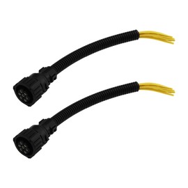 EMSea 2pcs 6/7 Pin Tail Light Lamp Connector Female Repair Connector Replacement Part 967650-1 962999-1 828905-1 Compatible with MAN Compatible with DAF Sprinter Luton