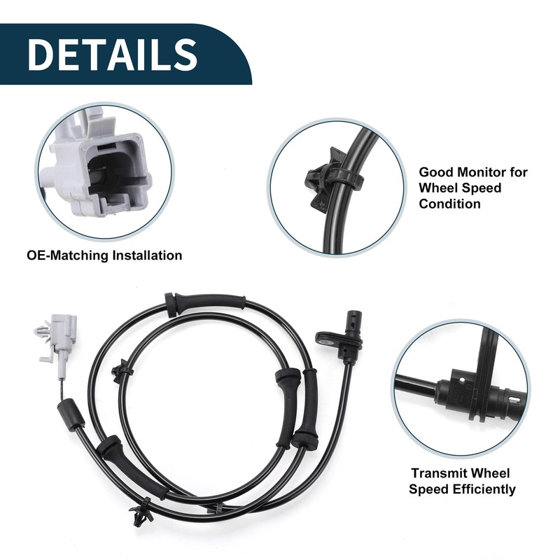 TUCKBOLD ABS Wheel Speed Sensor Rear Left or Rear Right