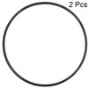 sourcing map Pack of 2 Rubber Metric Nitrile Rubber Seal