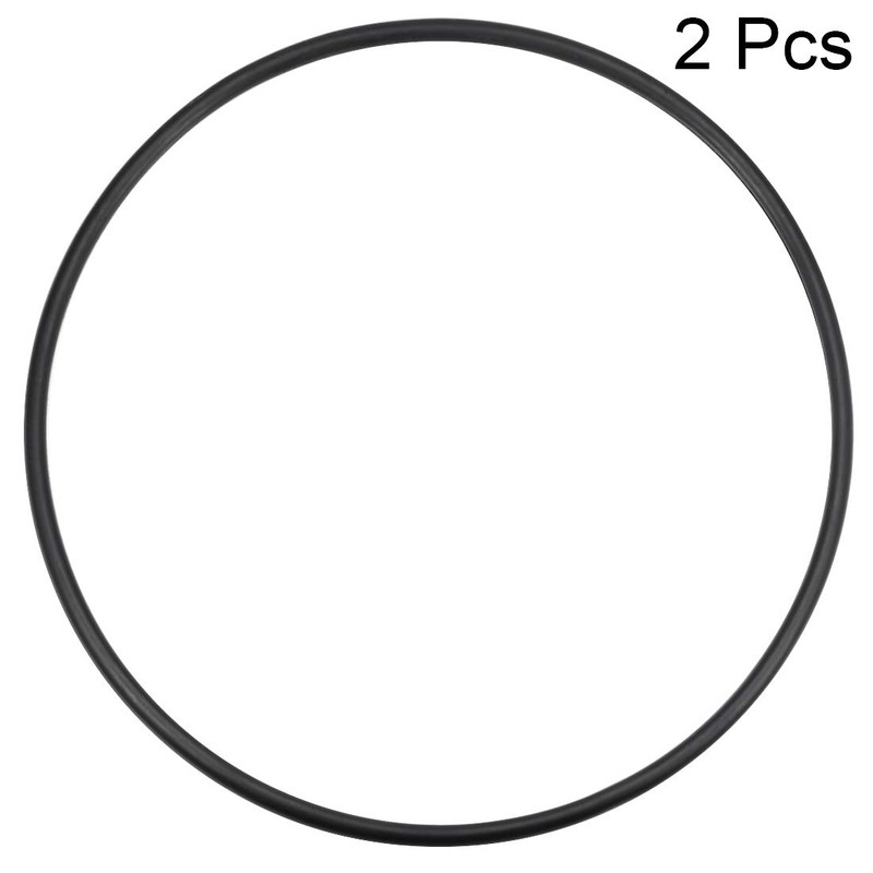 sourcing map Pack of 2 Rubber Metric Nitrile Rubber Seal