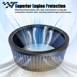 Cyleto HD-0800 29442-99e Air Filter for Harley Davidson Road King Road Glide Screamin Eagle Dyna Softail Springer Ultra Classic FatBoy Wide Street Super Glide 2944299C 2944299A 2944299B 2944299D