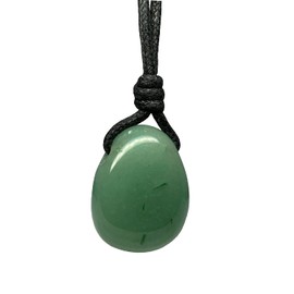Aventurine pendant Necklace for Men or Women - Adult Unisex Reiki Chakra Healing Master Healer Clearing Stone Metaphysical Spiritual