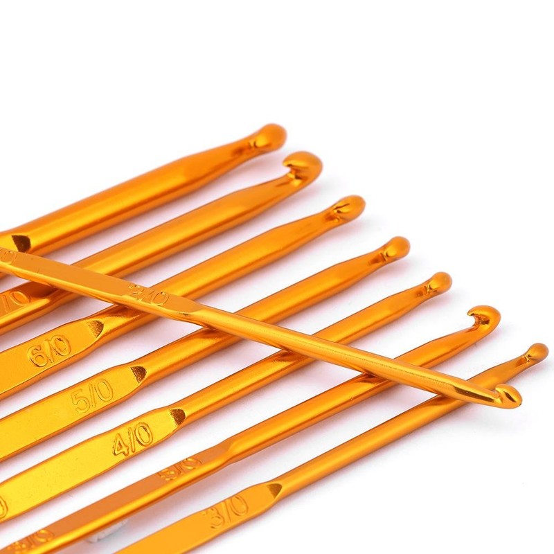 Crochet Hooks, Set of 8 Crochet Hooks, Knitting Needles, Crochet