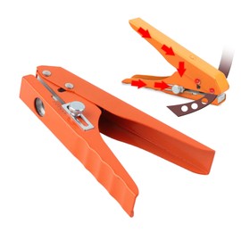 8mm Hole Punch, Heavy Duty Single Hole Puncher Portable Handheld Hole Punch for Paper, Tags, Cards, Plastic, Cardboard