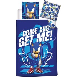 Aymax Sonic Come and Get Me Reversible Bed Linen - 140 cm x 200 cm