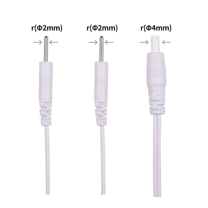 Tens Wire Rope Electrode Cable Electrode Cords Plug 2.0mm Lead