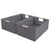 ANMINY 4PCS Storage Baskets for Organizing Collapsible Fabric Storage Bins