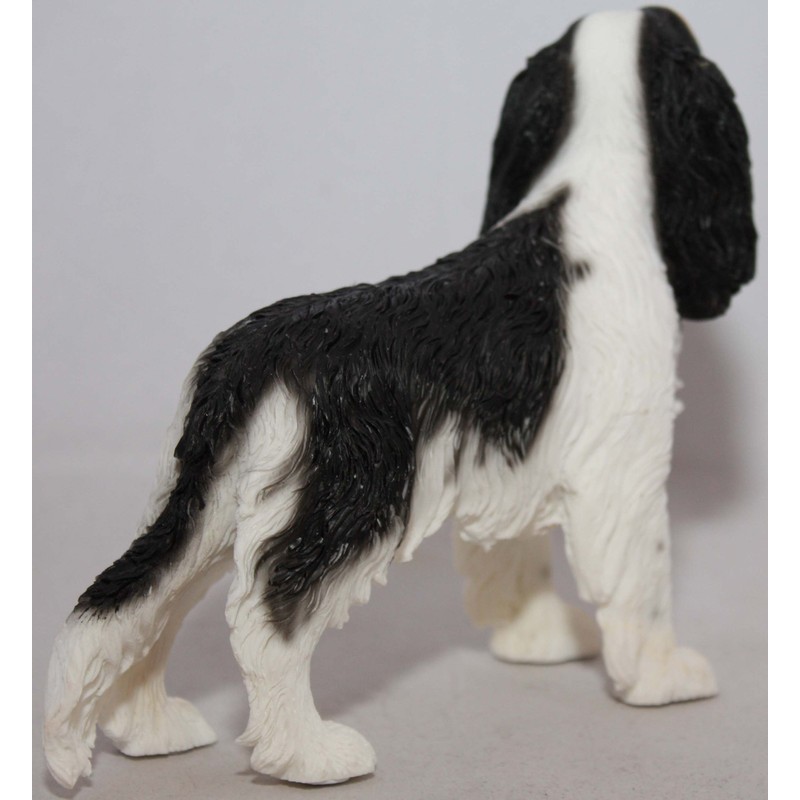 Leonardo Collection Tri-Colour Cavalier King Charles Spaniel, Stone, Black, 14
