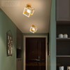 iDEGU Retro Ceiling Light in Geometric Design, Modern Ceiling Light