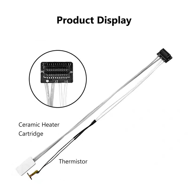 3D Printer Heater Cartridge and Thermistor Kit for Bambu Lab