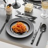 KINGSTONE Black Silverware Set, Luxury 20 Piece Flatware Set for