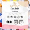 BATELO Thin Chenille Yarn for Crocheting & Knitting, Soft Plush