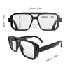 LONDON MOLE® Huntsville blue light blocking glasses | Cool square