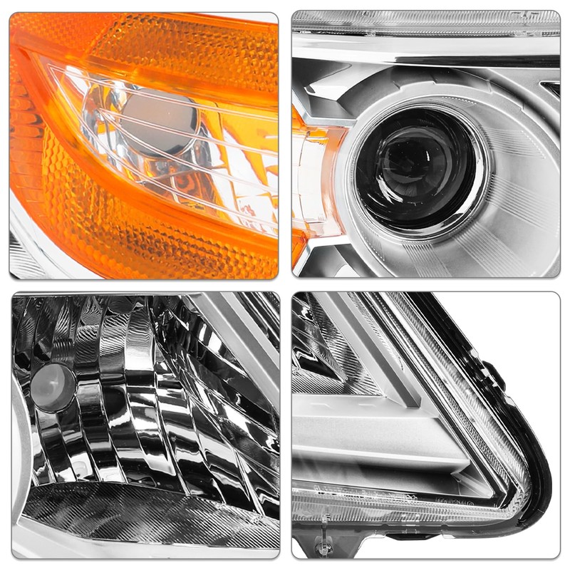 SOCKIR Headlight Assembly Fit 2011-2017 Honda Odyssey OE Style Headlights