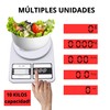 1 Báscula de Cocina Digital con Pilas incluidas, Bascula de