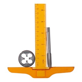 Tap and Die Sets,Metric Left Hand Screw Thread Straight Flute Tap,High-Quality with Round Threading Die for Nut Screw Bolt Thread Repair